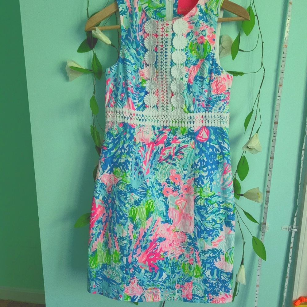 Lilly Pulitzer women's fitted shift dress size 00